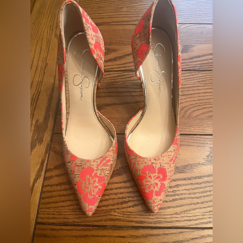 D’orsay cork heels